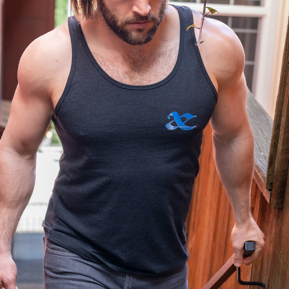 Charcoal Black Tank Top