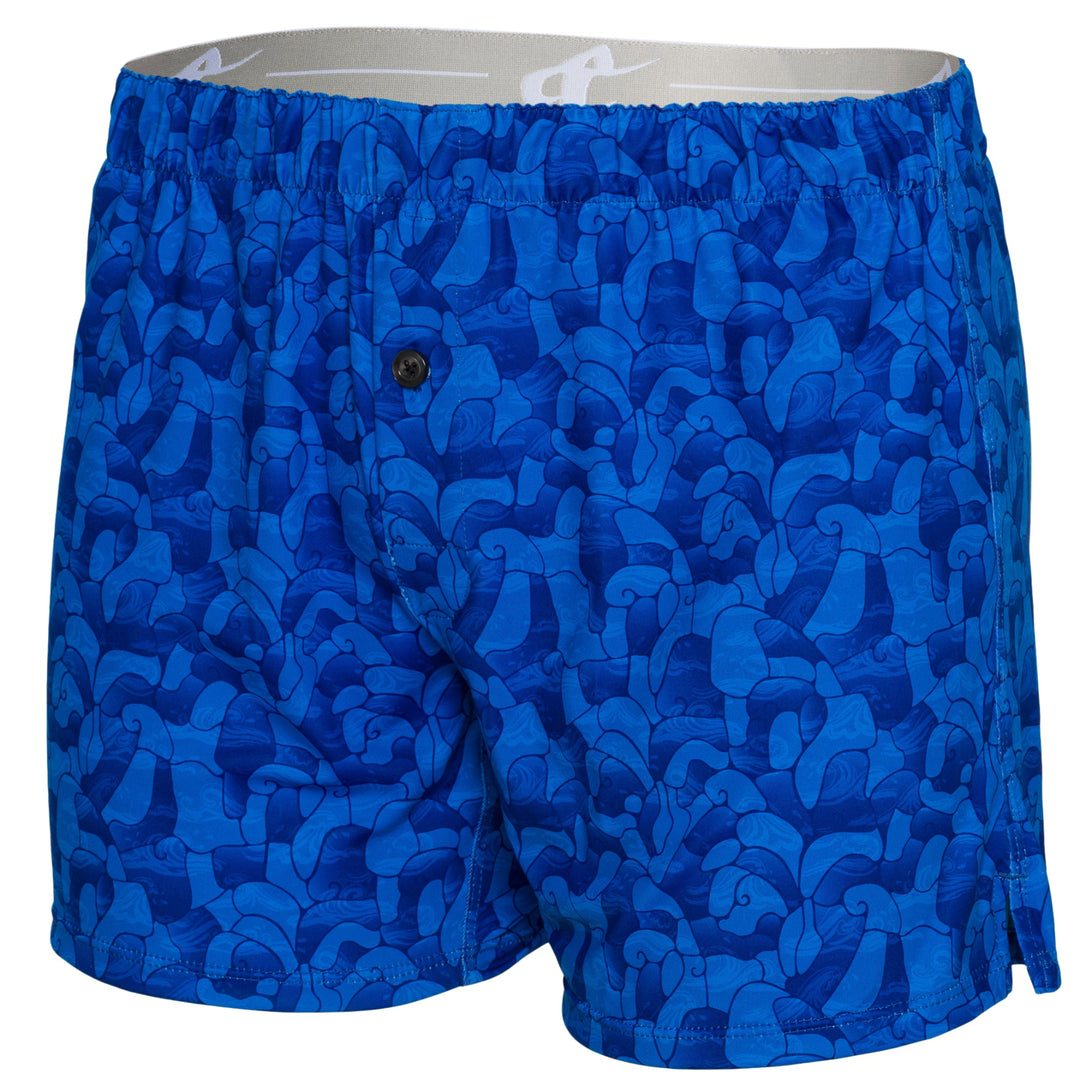 Men's Blue Boxer Underwear