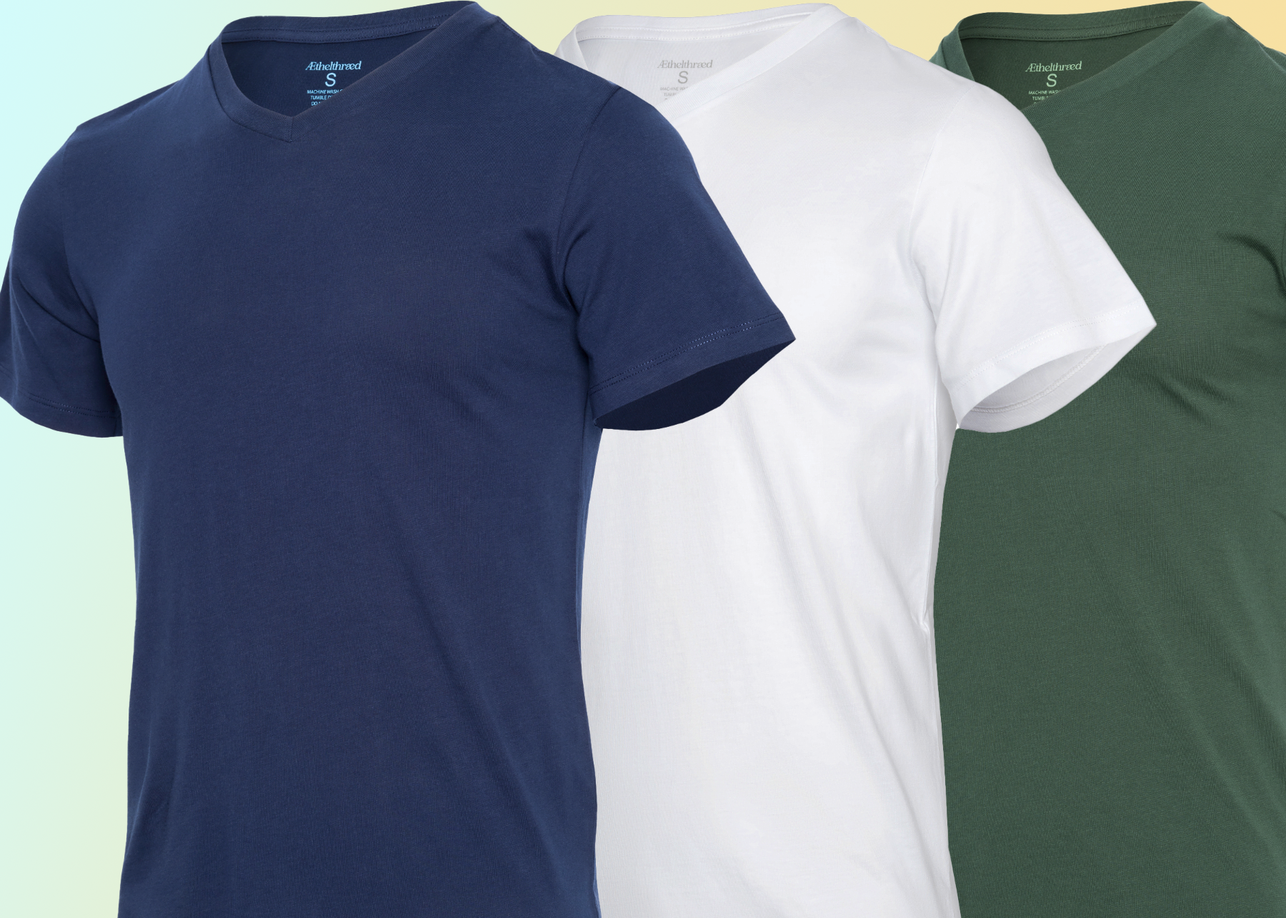 Pima Cotton V-Neck T-Shirt Bundle